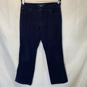 Vintage Ralph Lauren Sport Corduroy Pants Women’s Size 12 Dark Blue 100% Cotton